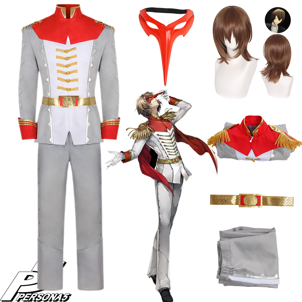 Party Games Ps5 - ชุดคอสเพลย์เกม Akechi Goro ตัวละคร CROW จากอนิเมะ