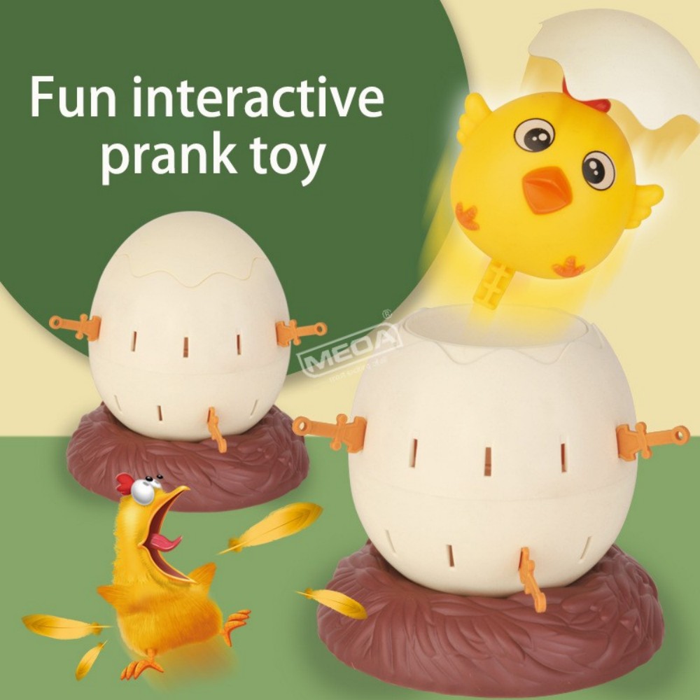 Party Games Easter Egg - เกมแทงไข่ไก่แบบป๊อปอัพ สนุกสนาน ตื่นเต้น เกมกระดานแทงดาบ ของเล่นโต๊ะสำหรับครอบครัว ปาร์ตี้