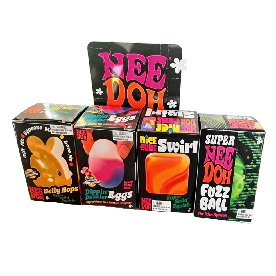 Party Games Easter Egg - เกมล่าไข่ทองคำ Needoh ปี 2026 กล่องสุ่มของเล่นบีบคลายเครียด พร้อมของเล่นบีบสควิชชี่