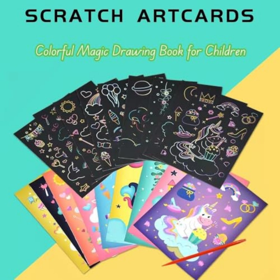 ชุดกระดาษขูดลายวิเศษ 3 เล่ม พร - Book Party Games บทวิจารณ์และราคา