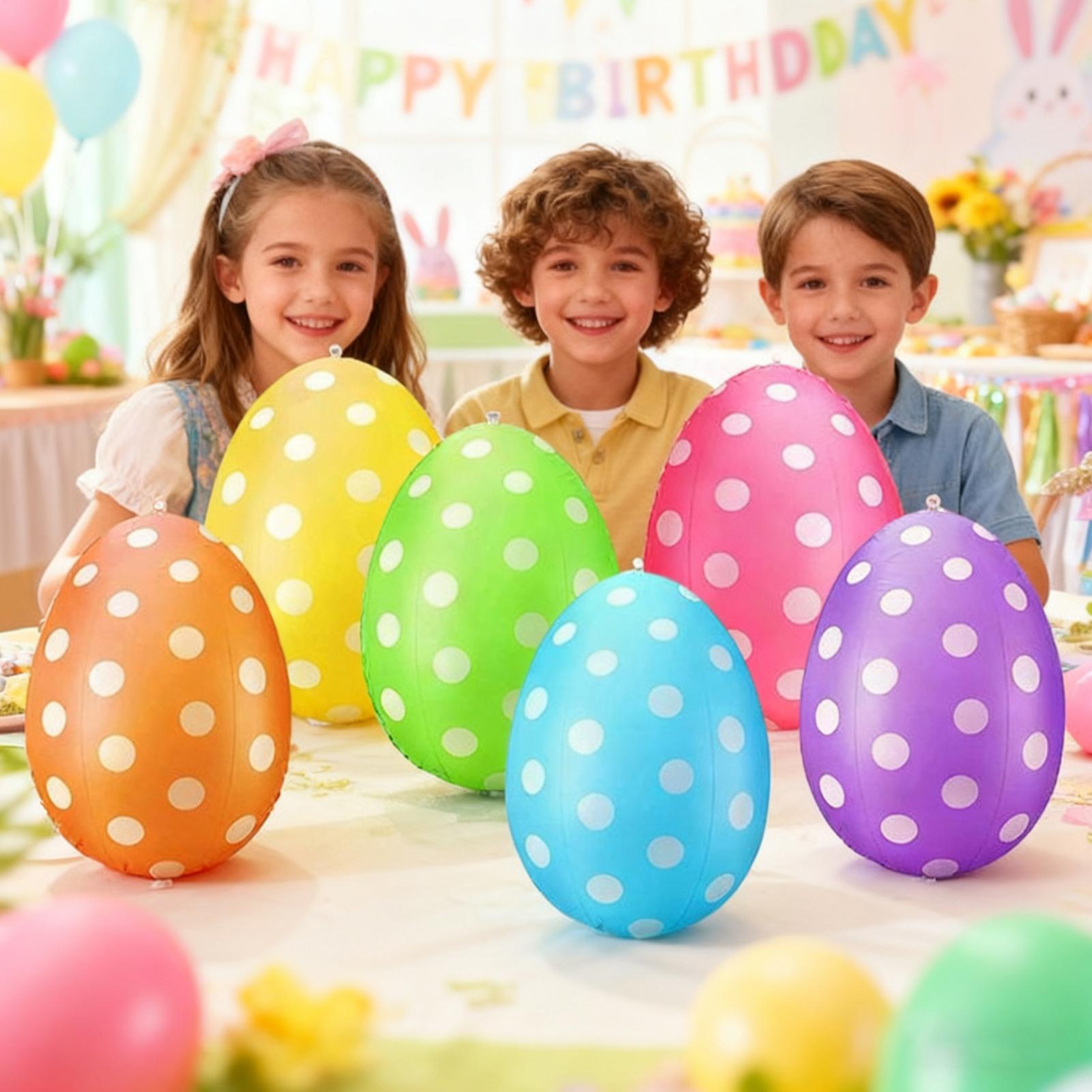 ไข่อีสเตอร์เป่าลม 6 ชิ้น/ชุด ไ - Party Games Easter Egg บทวิจารณ์และราคา