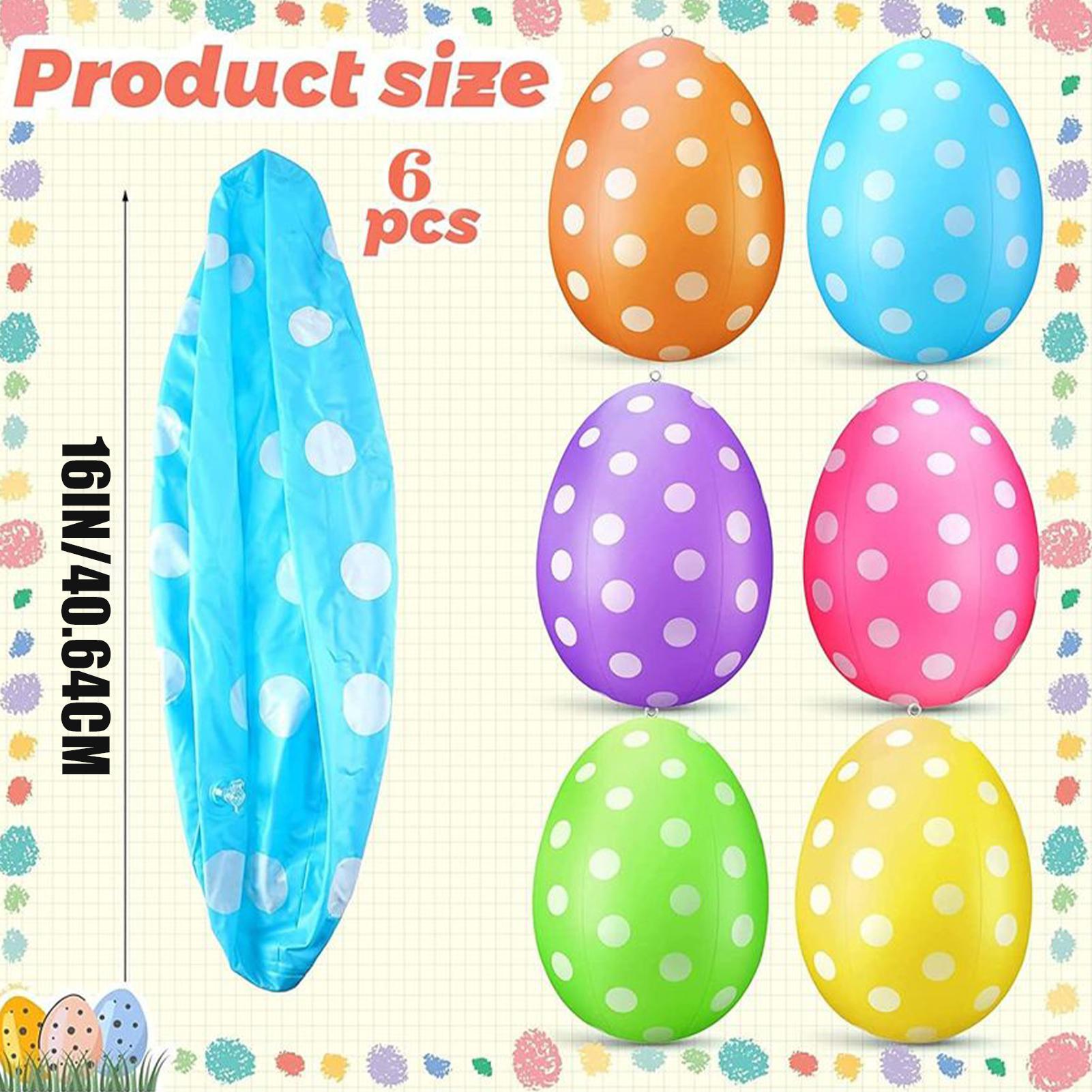 ไข่อีสเตอร์เป่าลม 6 ชิ้น/ชุด ไ - Party Games Easter Egg บทวิจารณ์และราคา