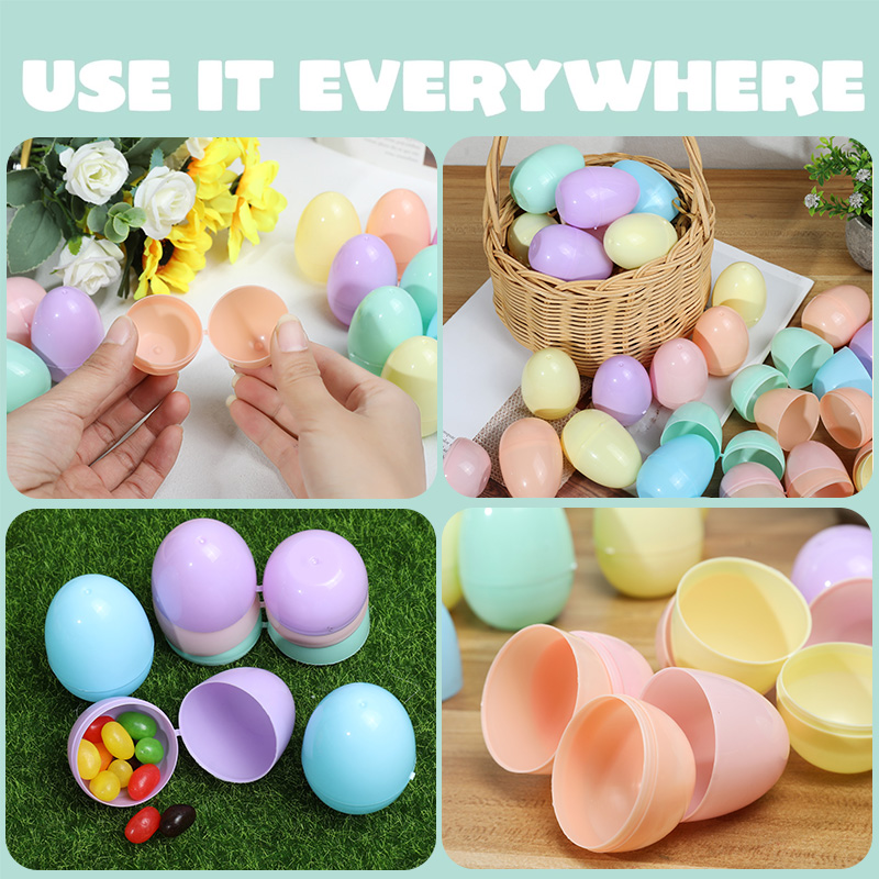 12/24-Pack เติมไข่อีสเตอร์พลาส - Party Games Easter Egg บทวิจารณ์และราคา